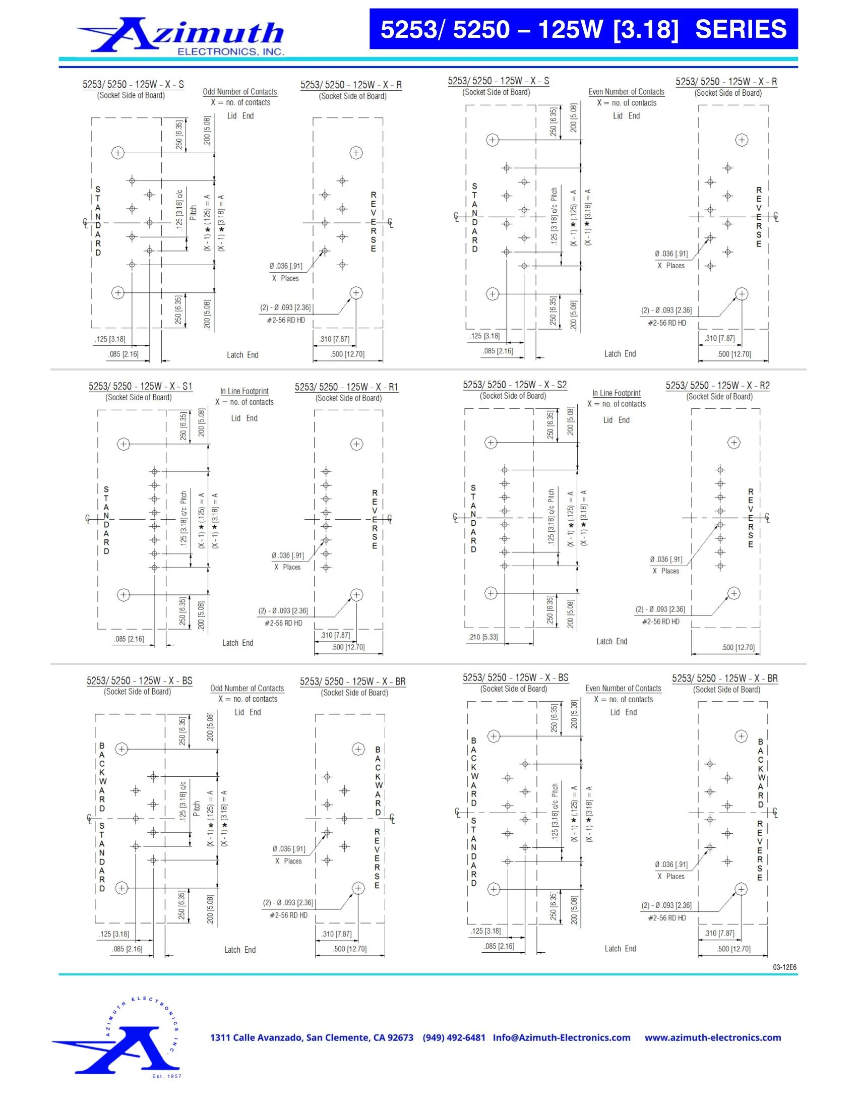 鉄道 DATA FILE 5250 / 5253W Series Flat Package Single Line-In Socket for your